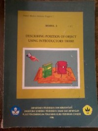 Image of Paket Modul Bahasa Ingris I Describing Position of Object Using Introductory There