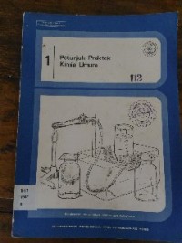 Image of Petunjuk Praktek kimia Umum