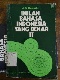 Image of Inilah Bahasa Indonesia yang Benar II