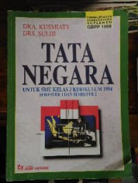 Image of Tata Negara: Berdasarkan kurikulum SMU 1994